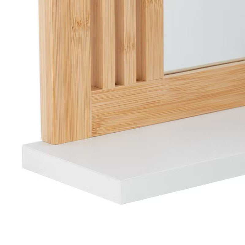 Nonari Bamboo Bathroom Mirror with Shelf