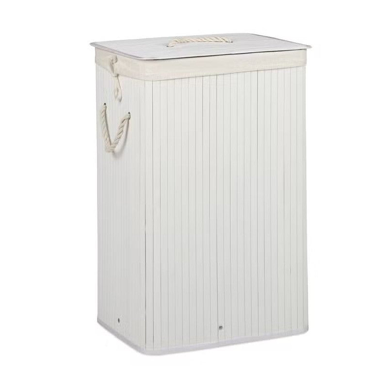 Nonari Square Bamboo Laundry Basket