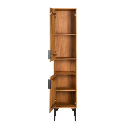 Hedyno Solid Tall Cabinet Column Cabinet