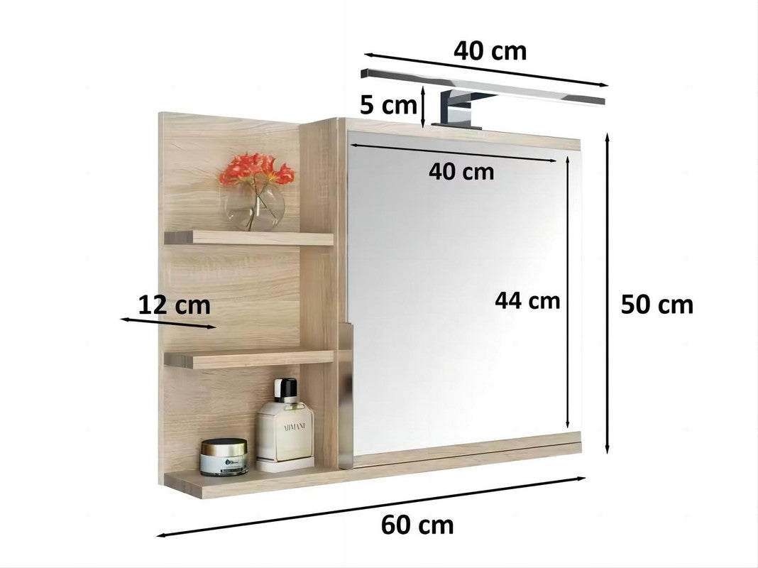 Domtech Bathroom Cabinet with Mirror and Led