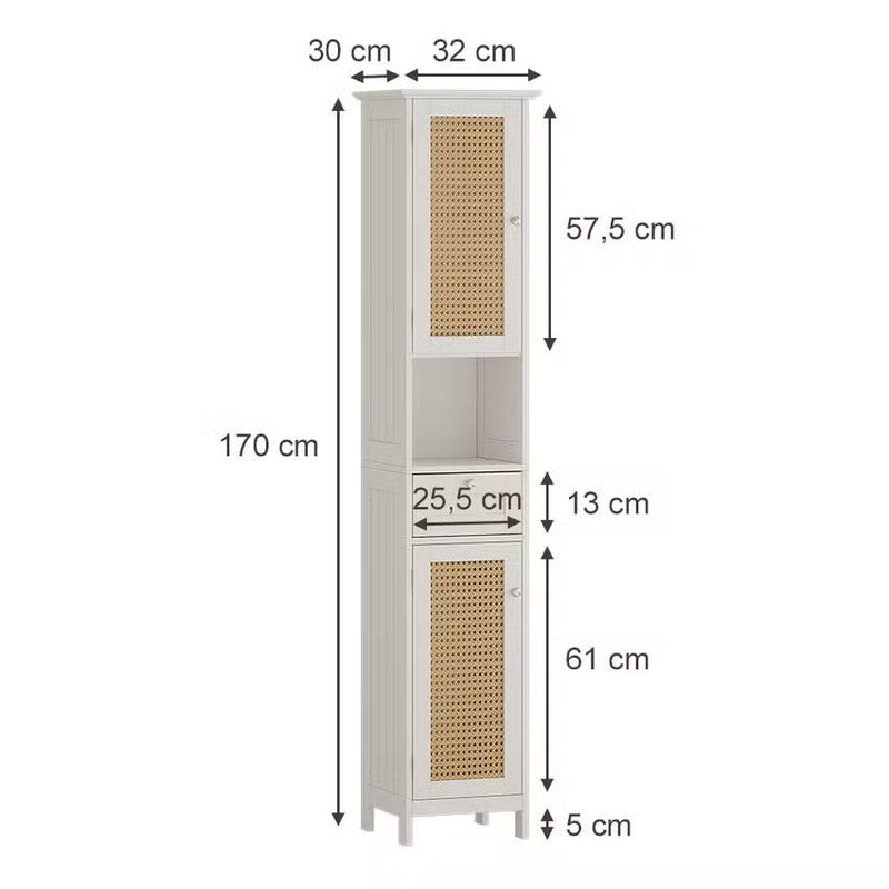 Vicco Tall Cabinet Column Cabinet