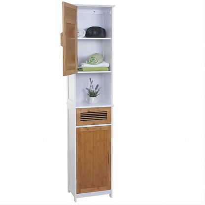 Howent Tall Cabinet Bamboo Column Cabinet