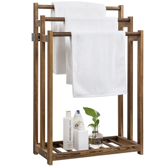 Wood Towel Rack