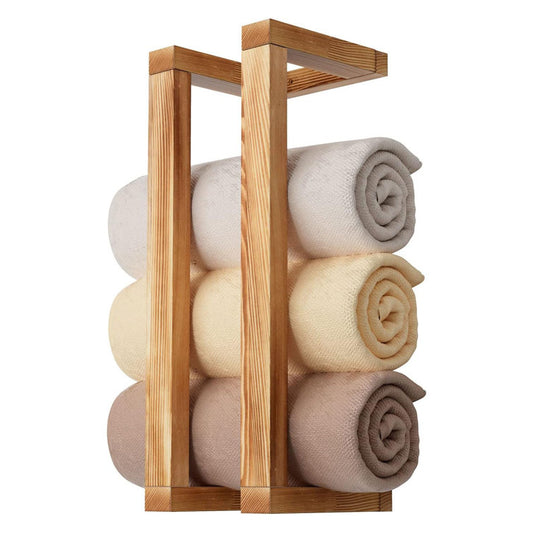 D0BMG2RWKH Wood Wall Towel Rack