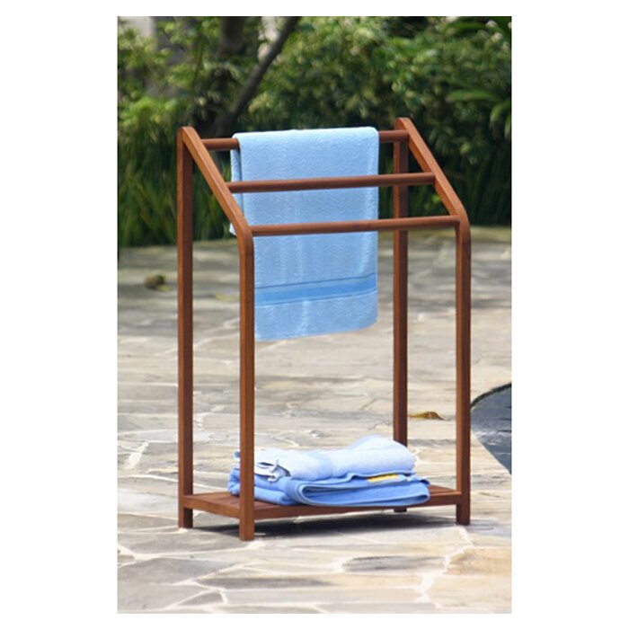 Zofia Wood Free-standing Towel Stand